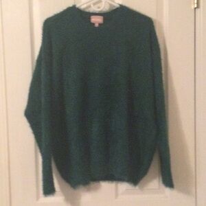 Mumu brand sweater green forest color size XS fits like a large S or even a M